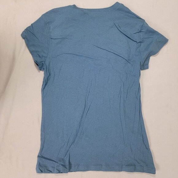 It's Happy Bunny Women's Shirt Short Sleeve Vintage Blue LARGE Nobody Suspects - Picture 4 of 6